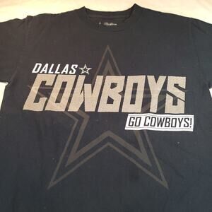 Dallas Cowboys 2013 Season Schedule Graphic Football T-Shirt Mens Size M Blue